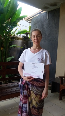 Reeva Bali Spa School Student